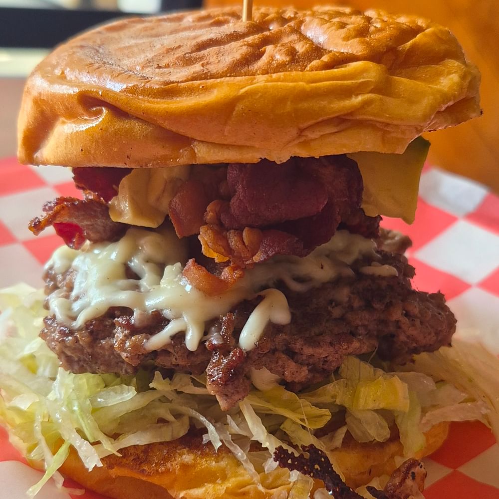 Bacon Avocado Smash Burger