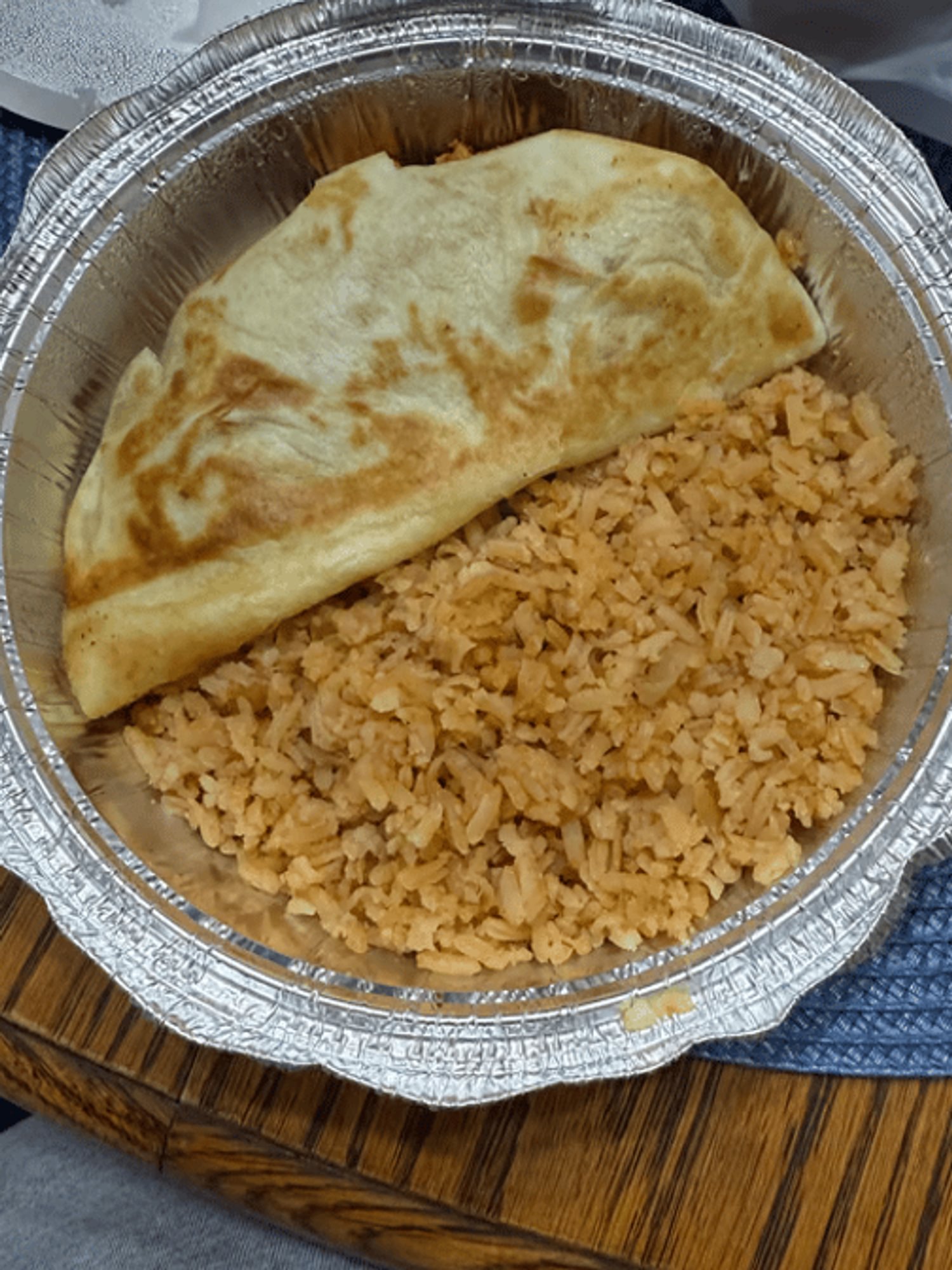 Kids #5. One Quesadilla w/Rice