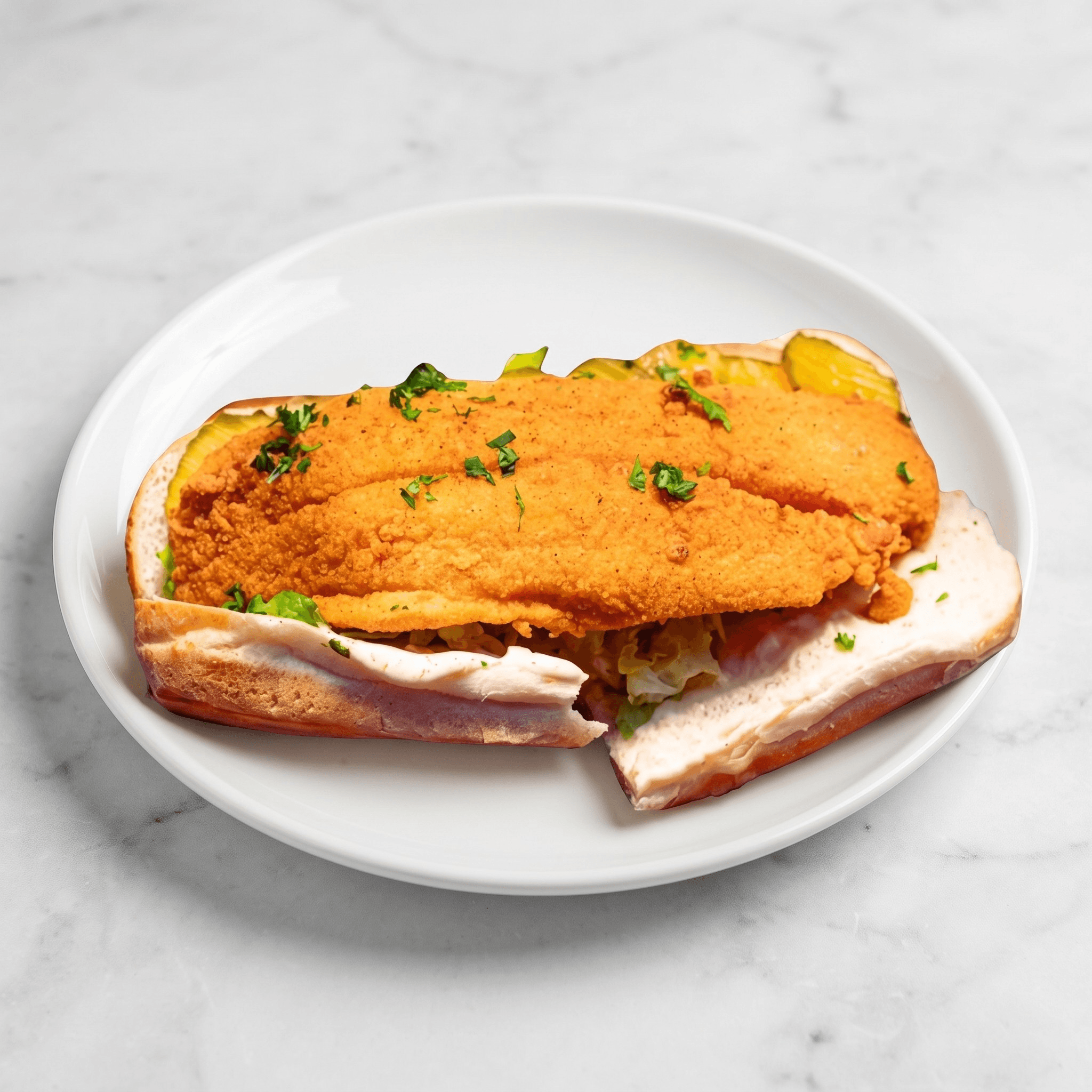 Fish or Shrimp Sandwich