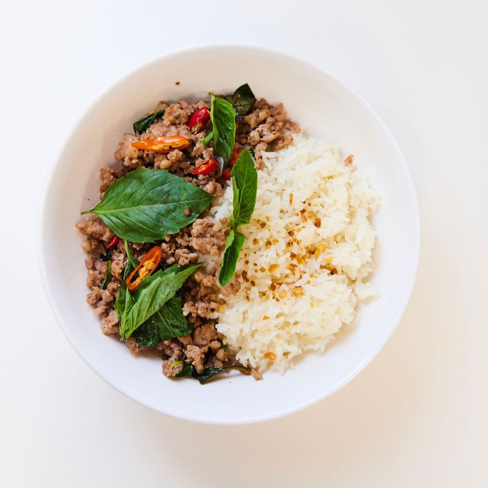 Spicy Thai Basil Pork (Kaprow Moo)