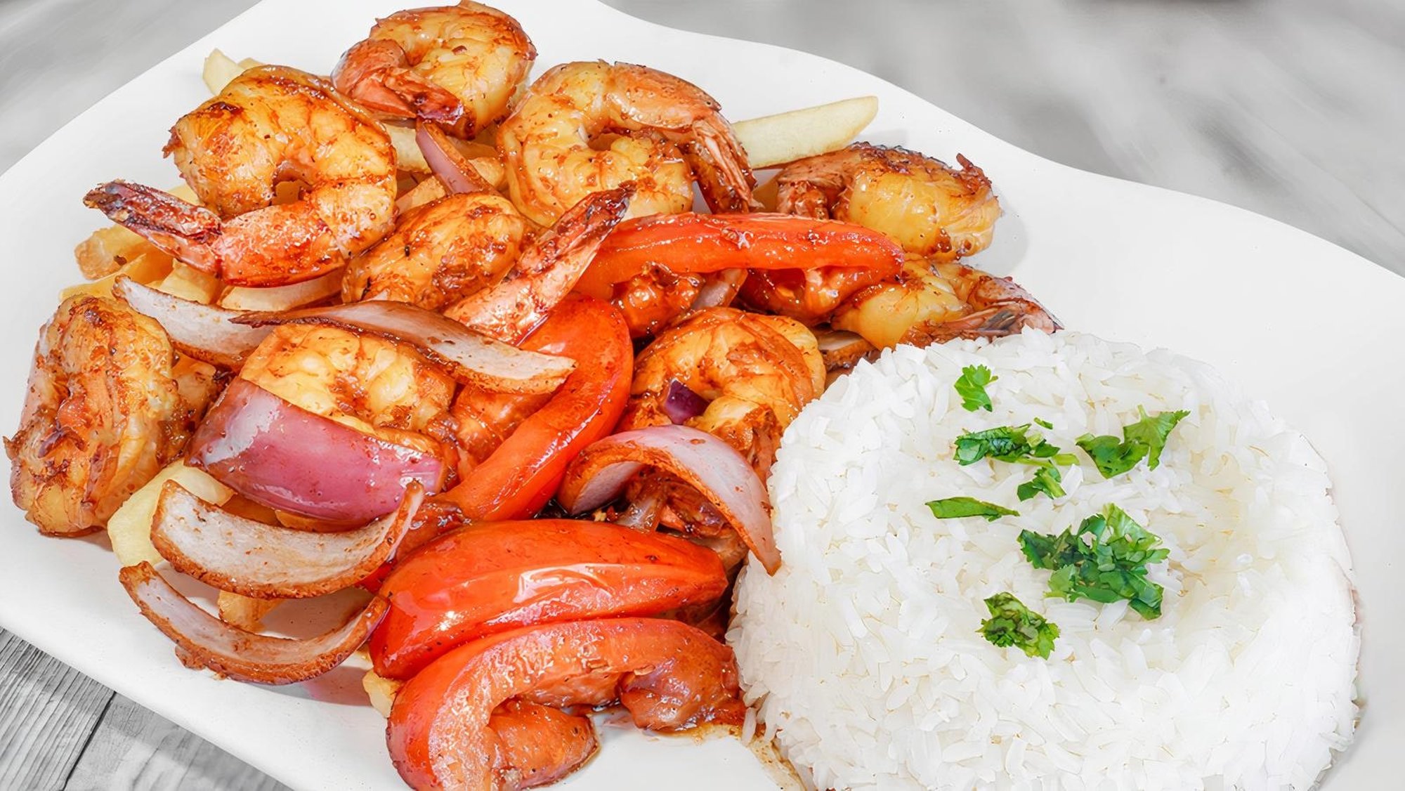 SHRIMP SALTADO