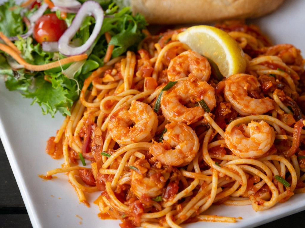 Shrimp Pasta*
