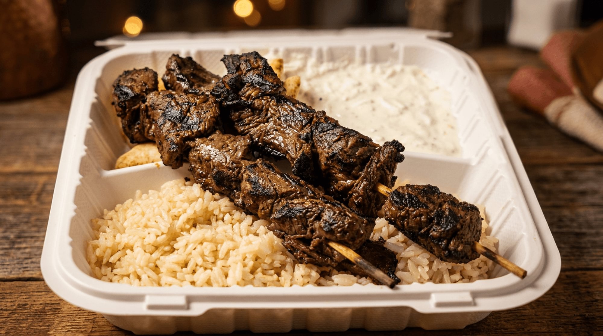Beef Kabob Dinner