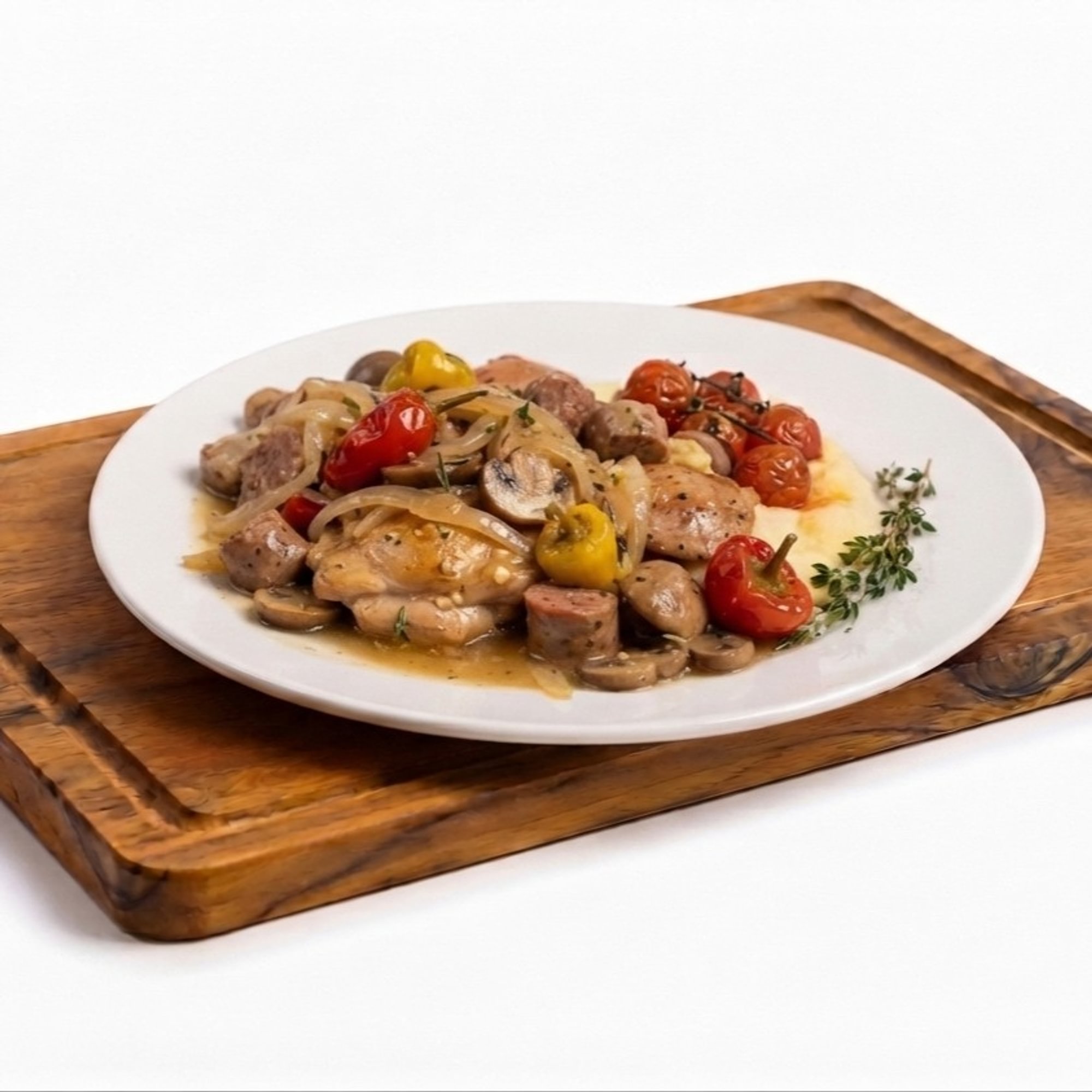 Chicken Scarpariello Lunch