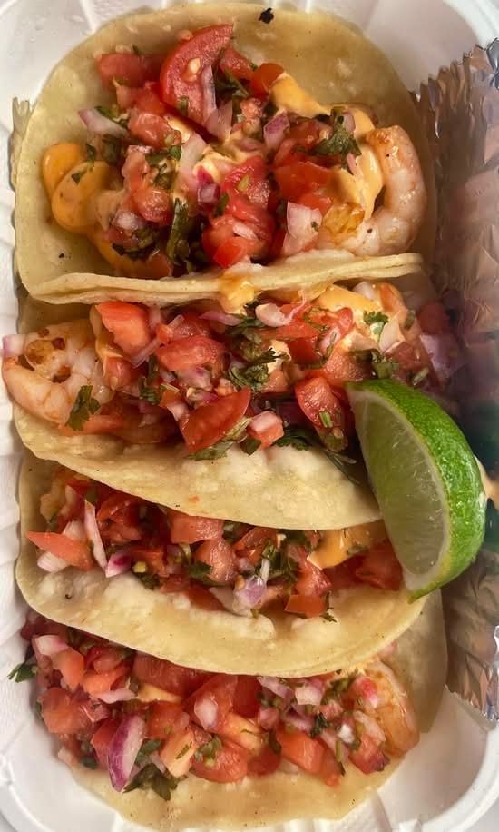 4 Shrimp Tacos