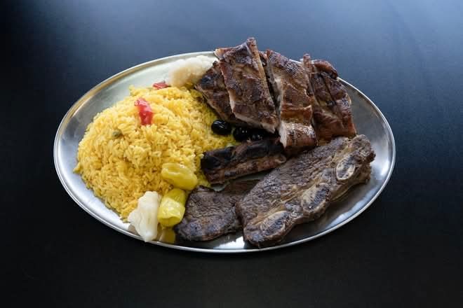 Pork and Beef Rib Combo