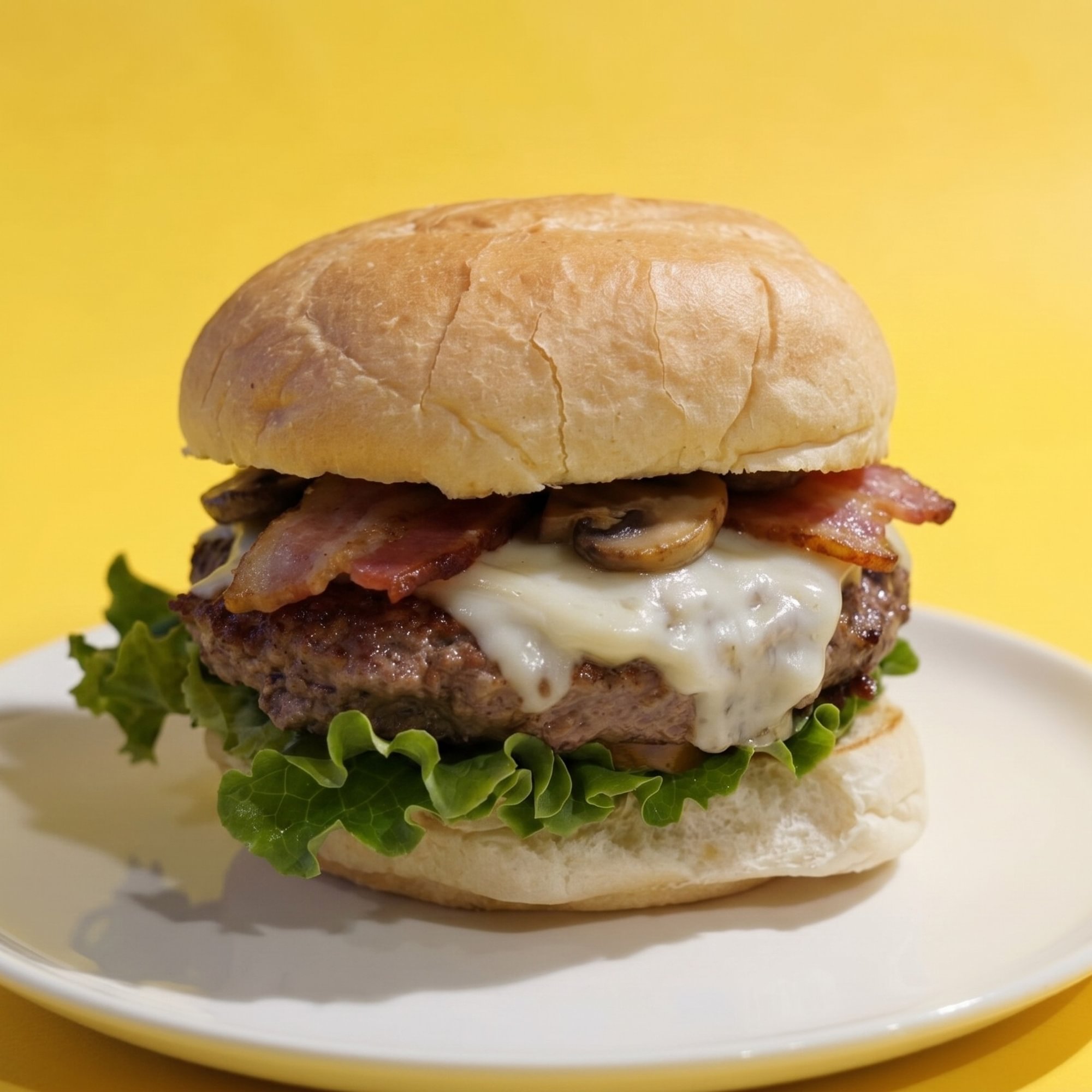 Bacon Mushroom Swiss Burger