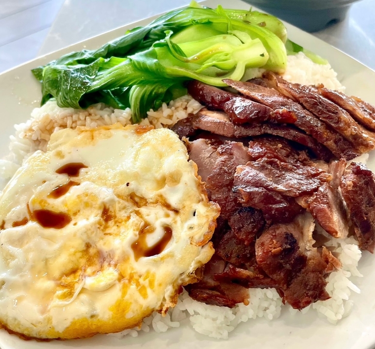 Hong Kong Roast Pork over Rice 港式叉烧肉饭