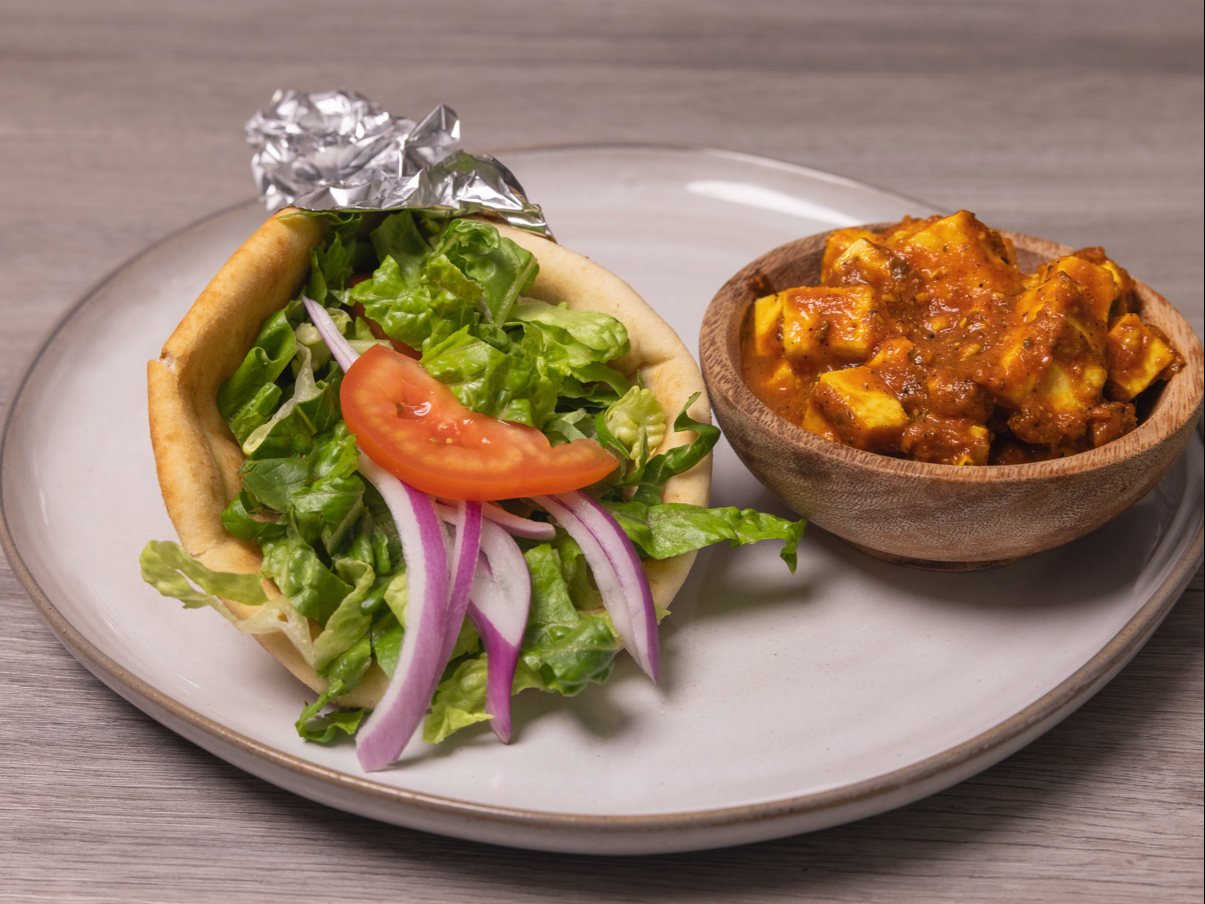 Karahi Paneer Wrap