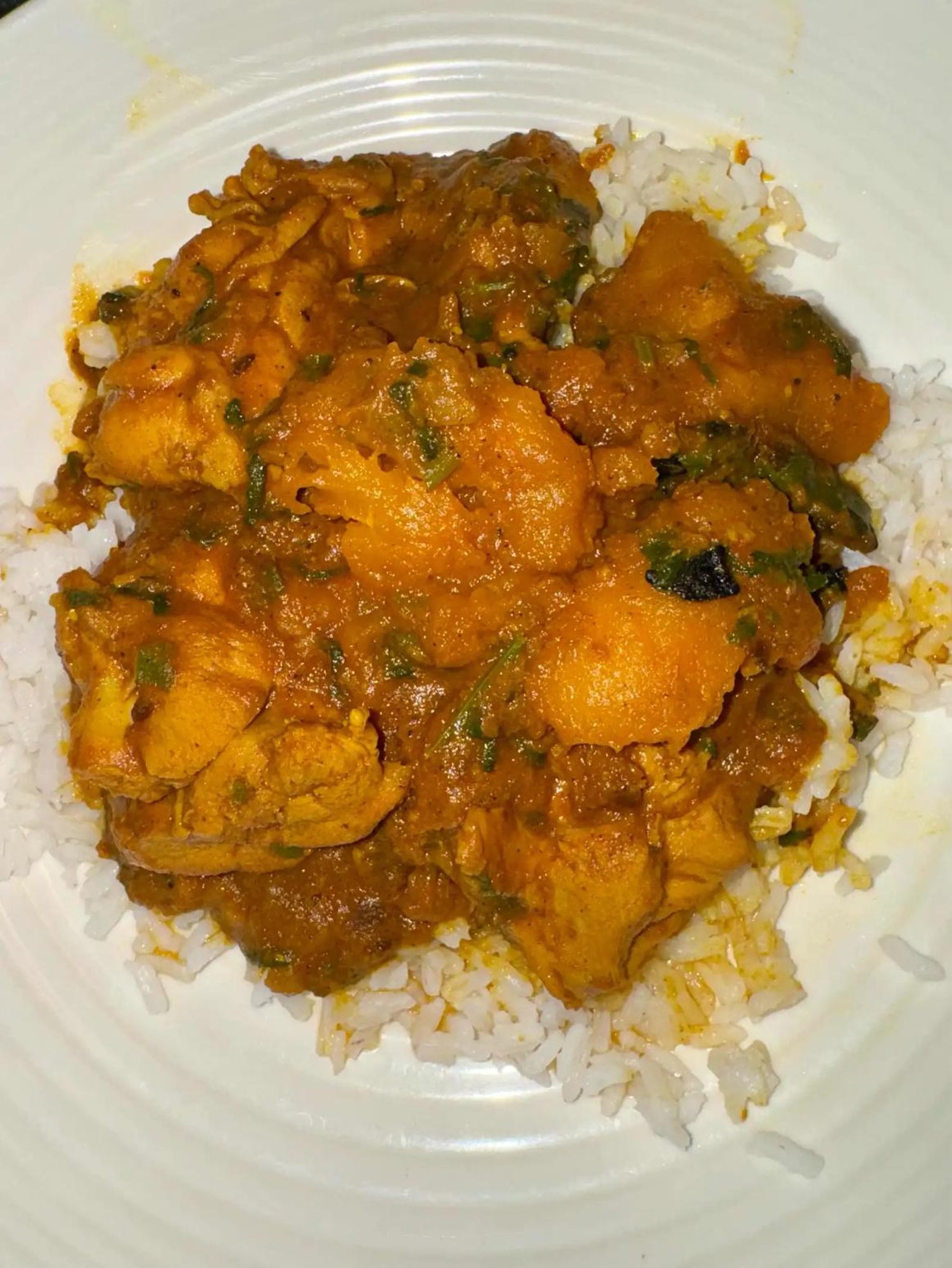 Chicken Roasted Pumpkin Curry