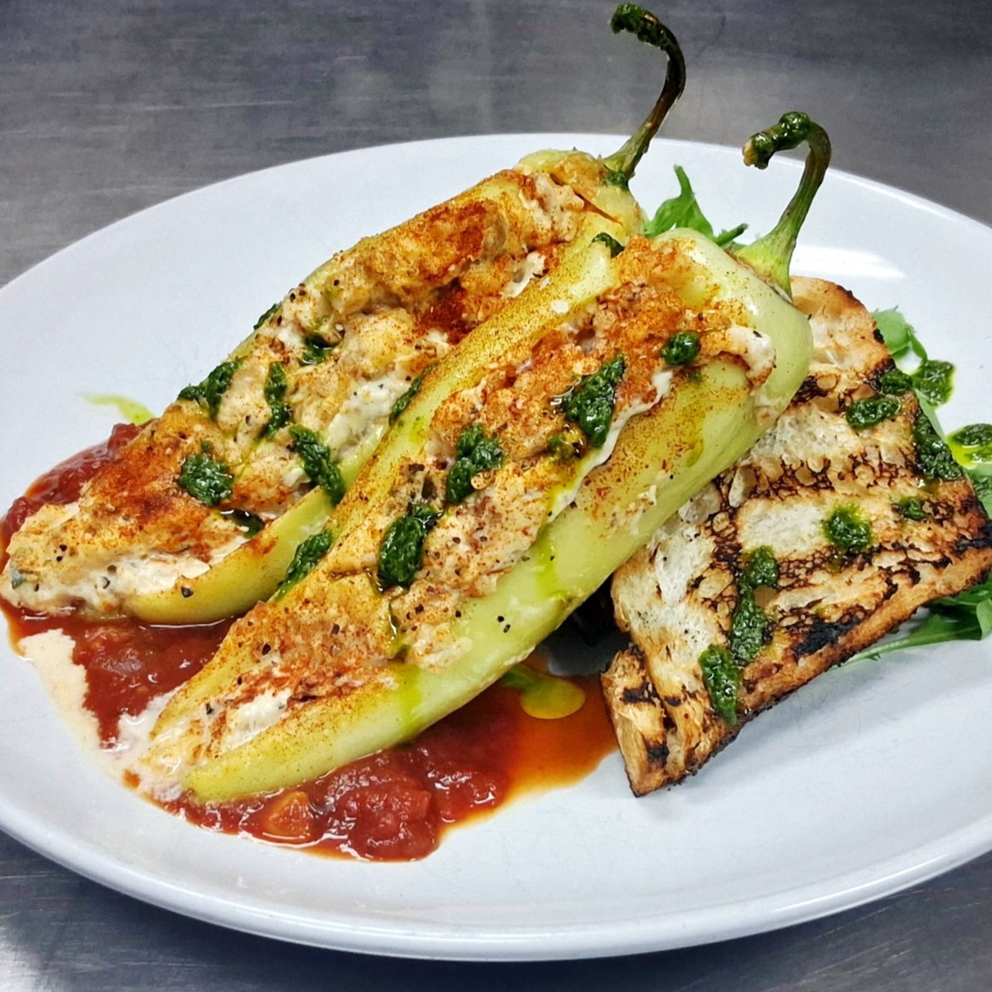 Stuffed Banana Peppers