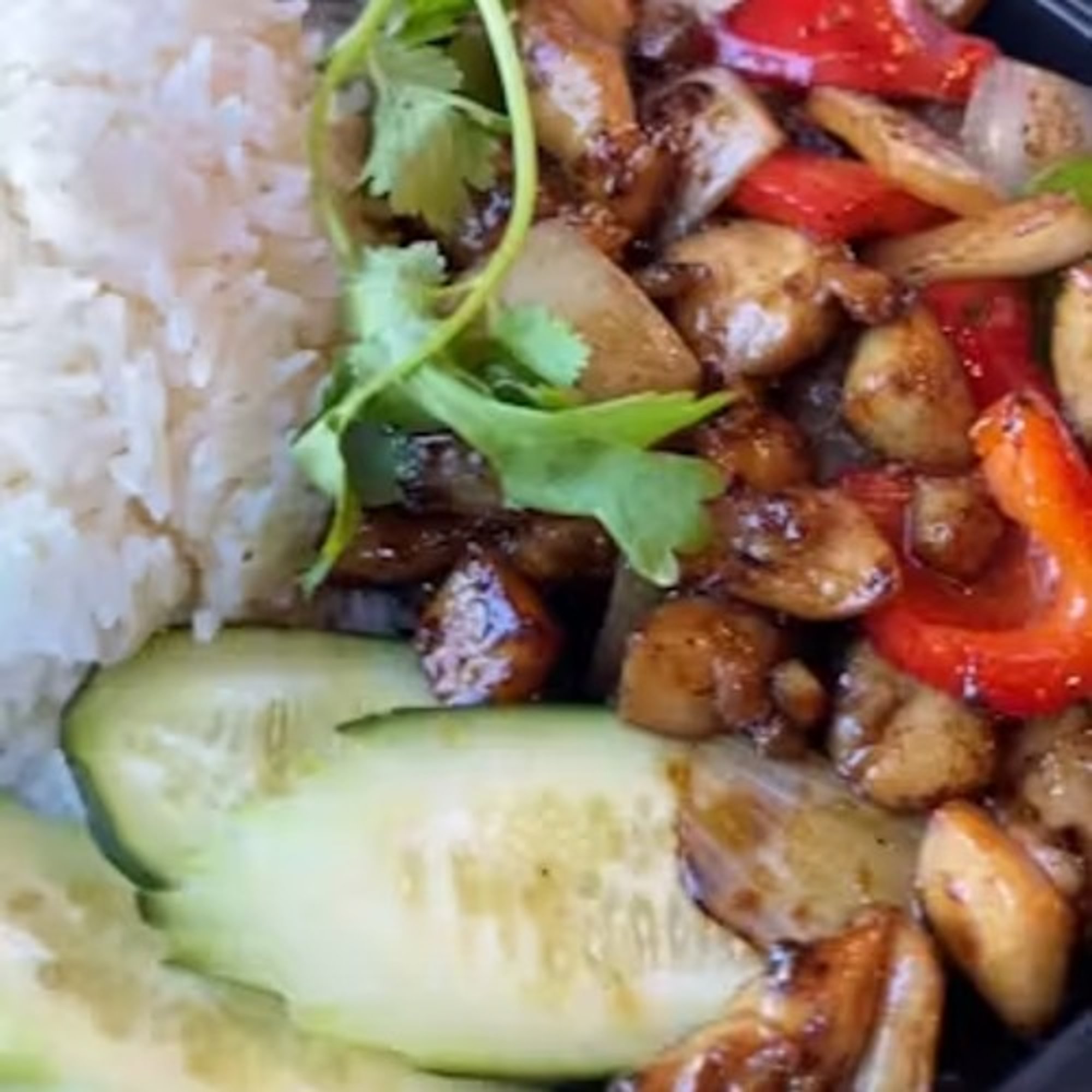 Shaken Chicken with Rice
