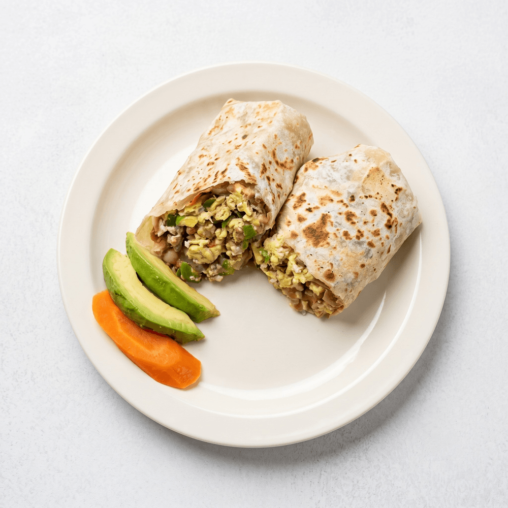 Huevo a la Mexicana Burrito