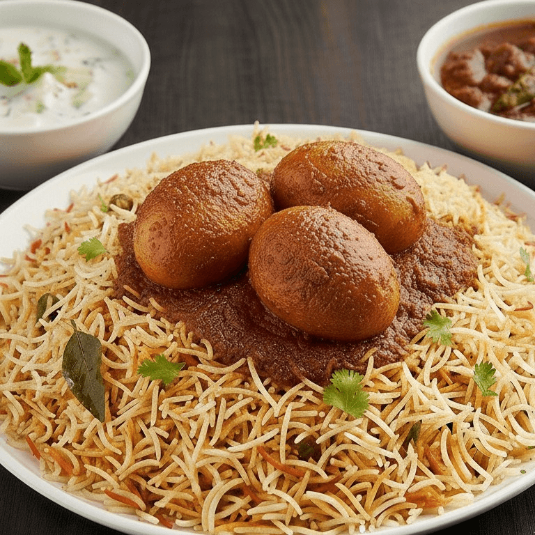 Hyderabadi Egg Biryani (NF, GF)