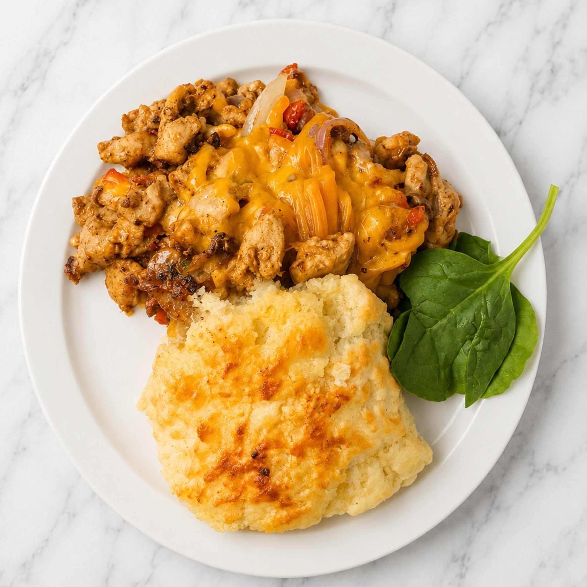 Cheddar Chicken Biscuit