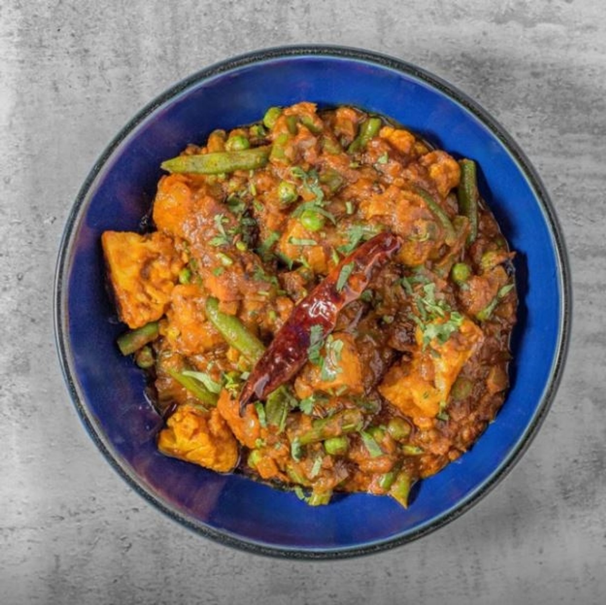 Vegetable Kolapuri (Vegan, Hot)