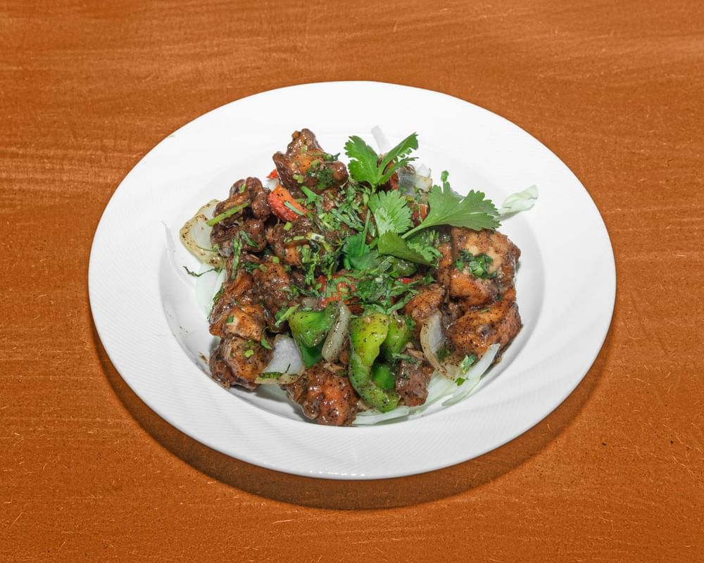 Black Pepper Chicken or Chili Chicken