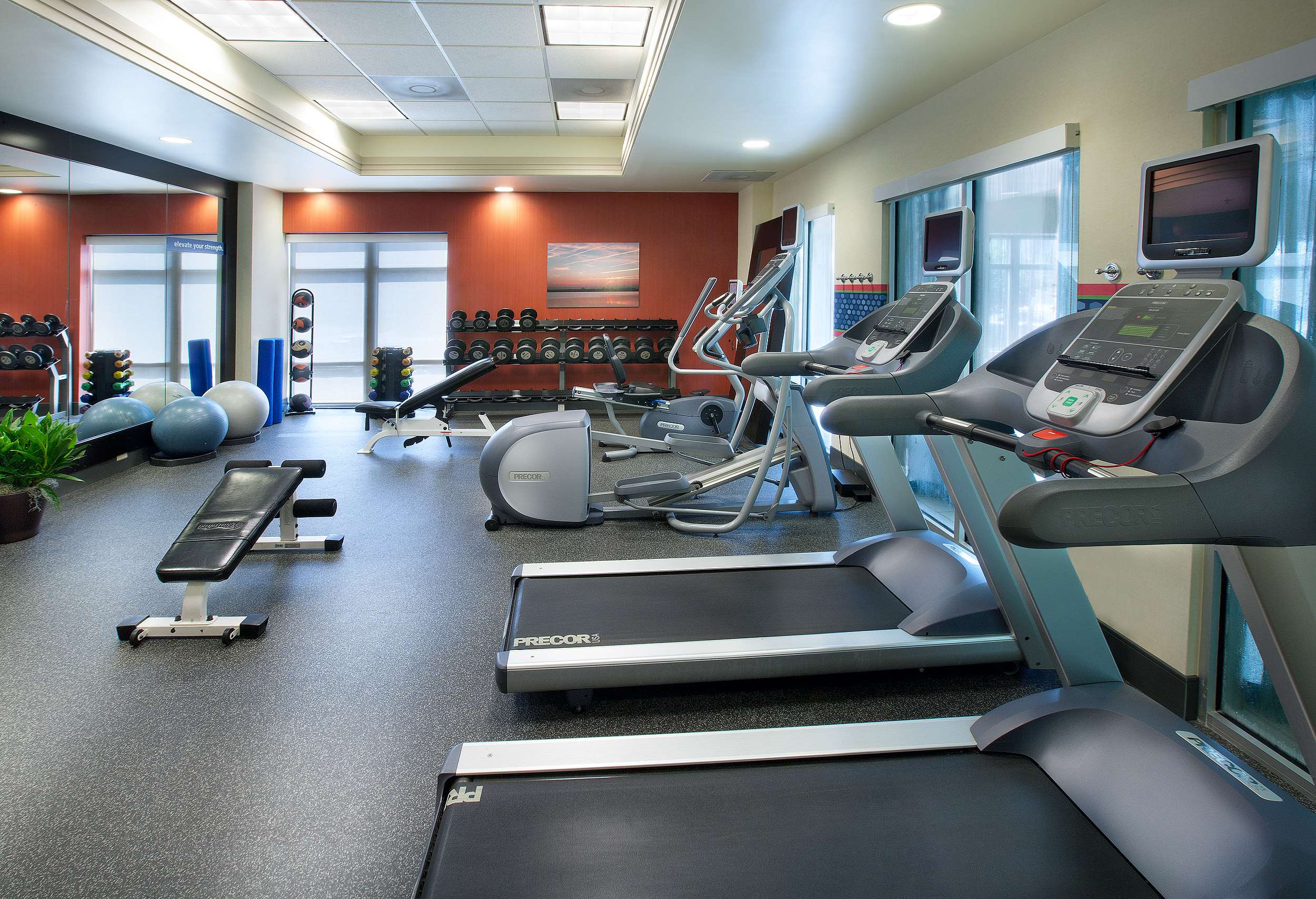 Health club  fitness center  gym