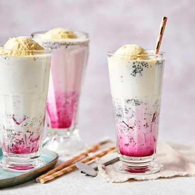 Falooda with Ice Cream