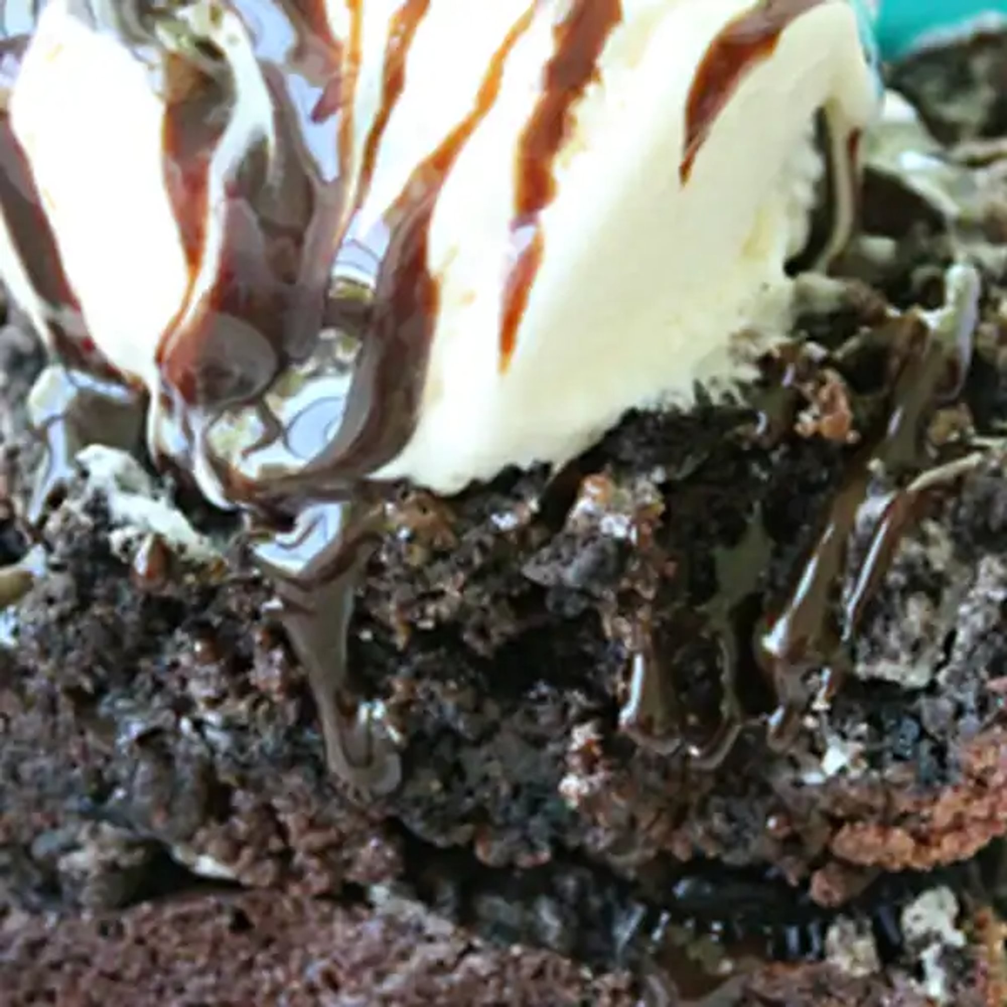 Brownie with Vanilla Ice Cream