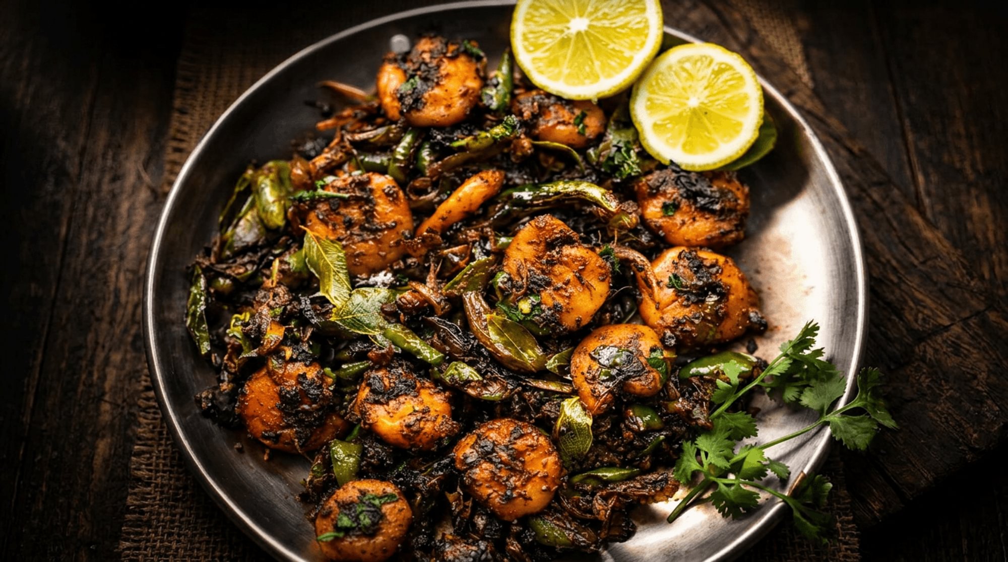 Prawn Pepper Fry