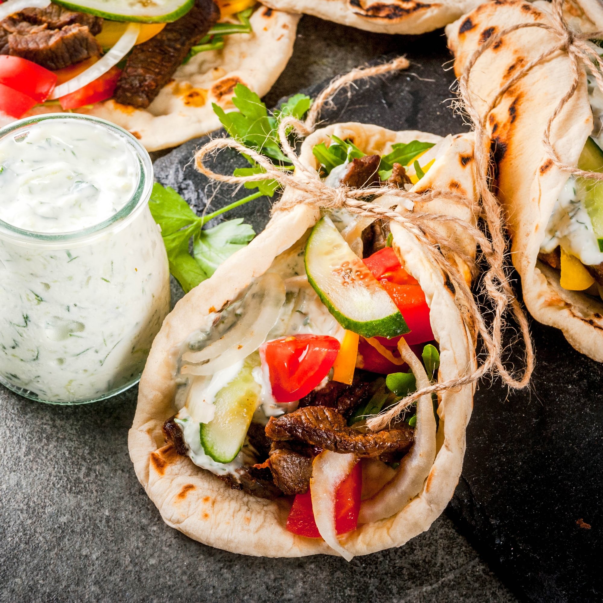 Chicken Greek Gyro