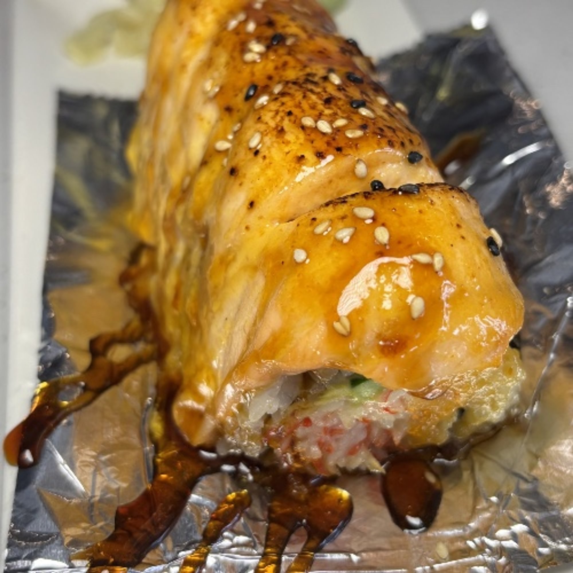 Baked Salmon Roll