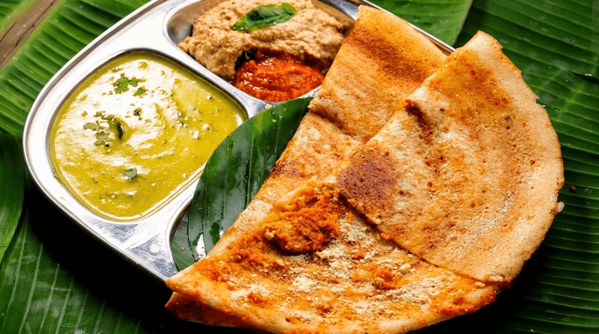 Karapadi Dosa (Spicy)