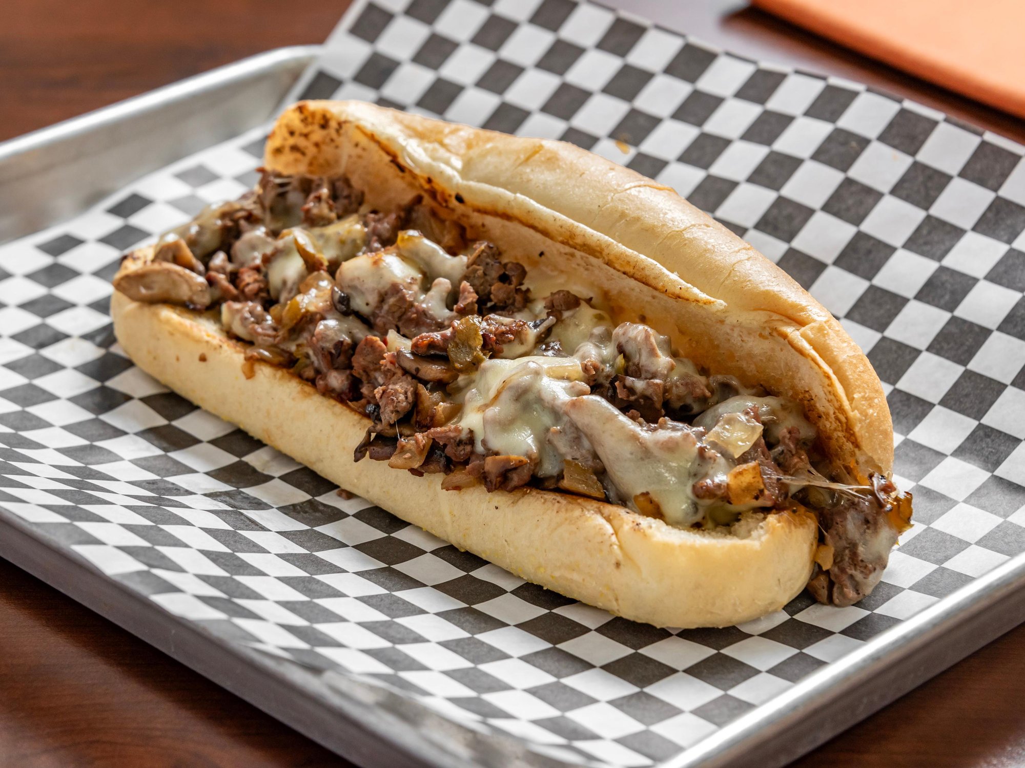 The Mushroom Pepper Philly Cheesesteak
