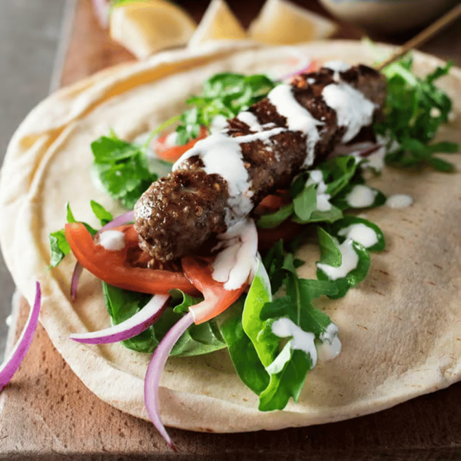 Iraqi Kabob Wrap