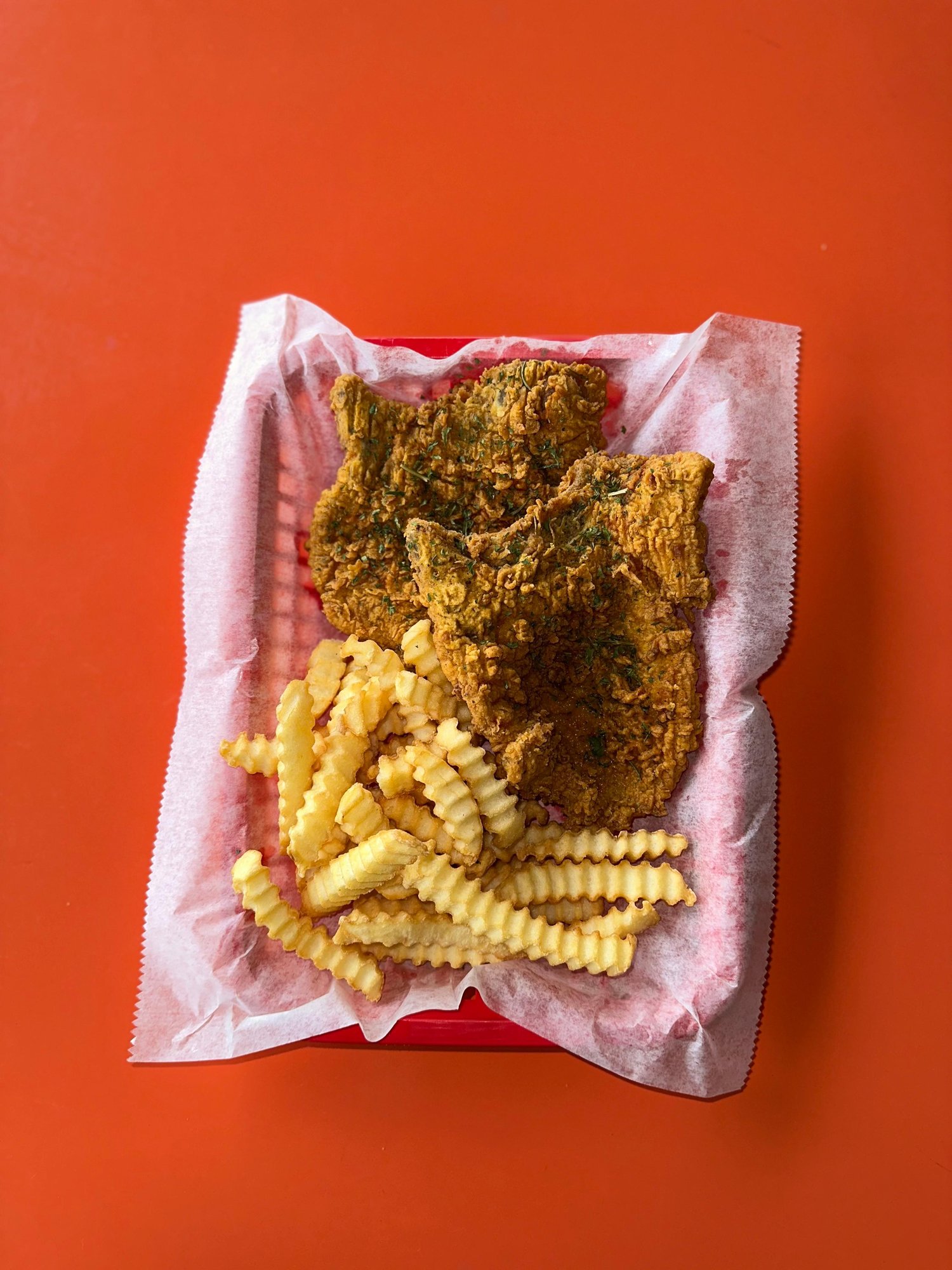 Two Piece Pork Chop Platter
