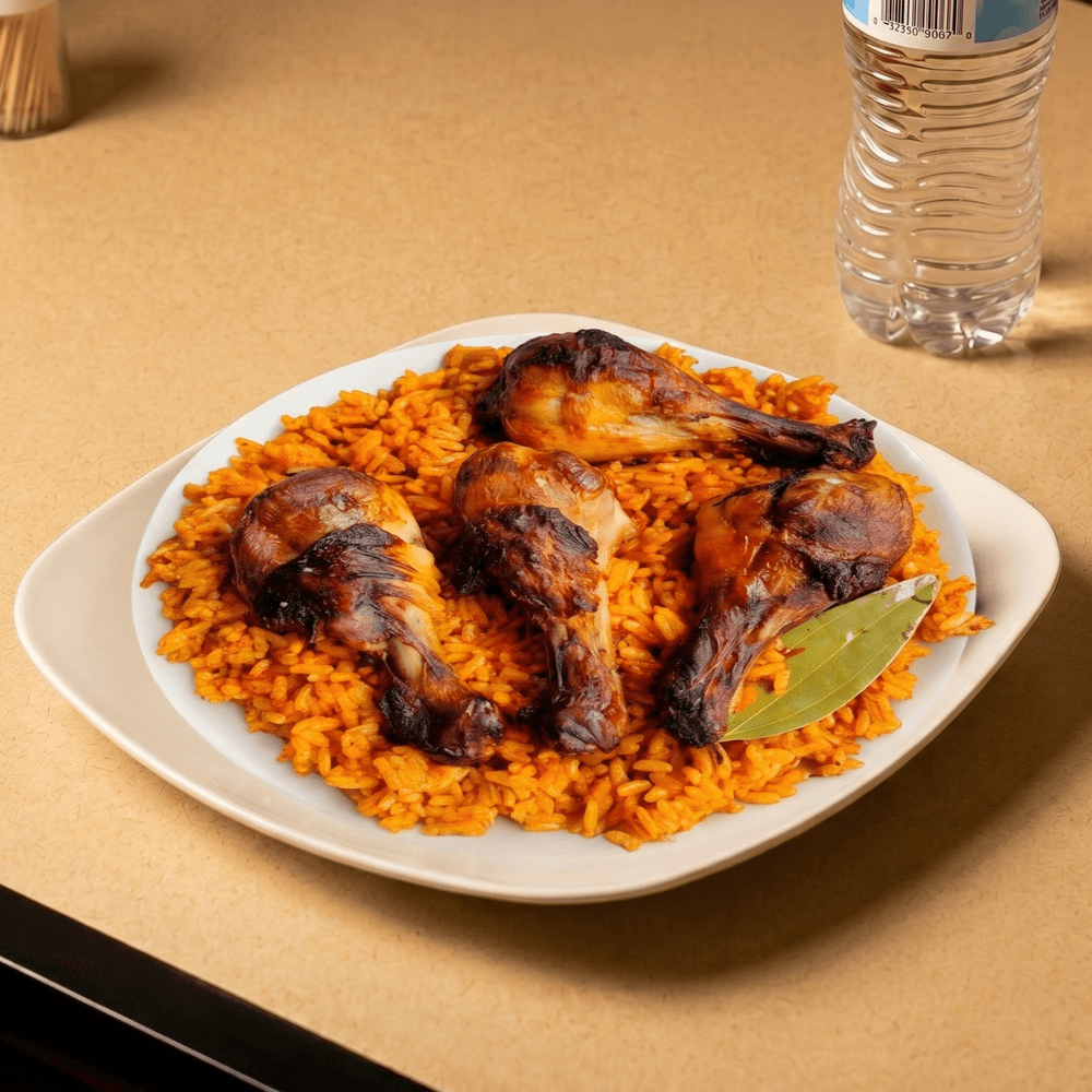 Jollof Rice and Plantain