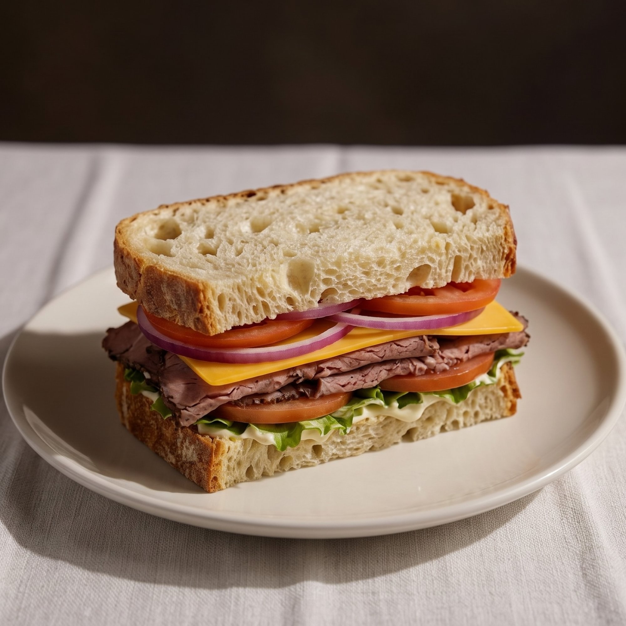 Roast Beef on Sourdough