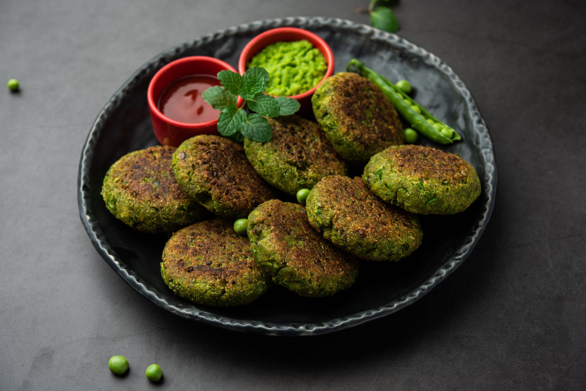 Hara Bhara Kebab - New ! Veg/Vegan starter