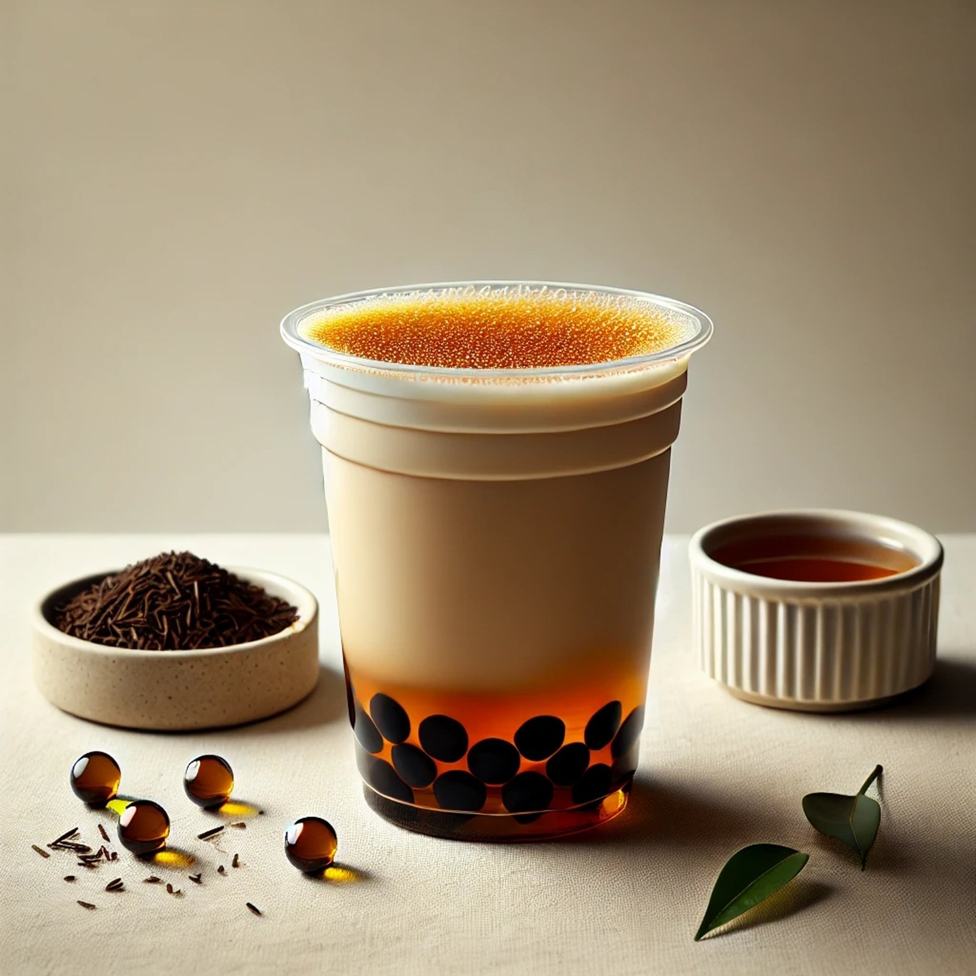 Brown Sugar Creme Brûlée Milk Tea