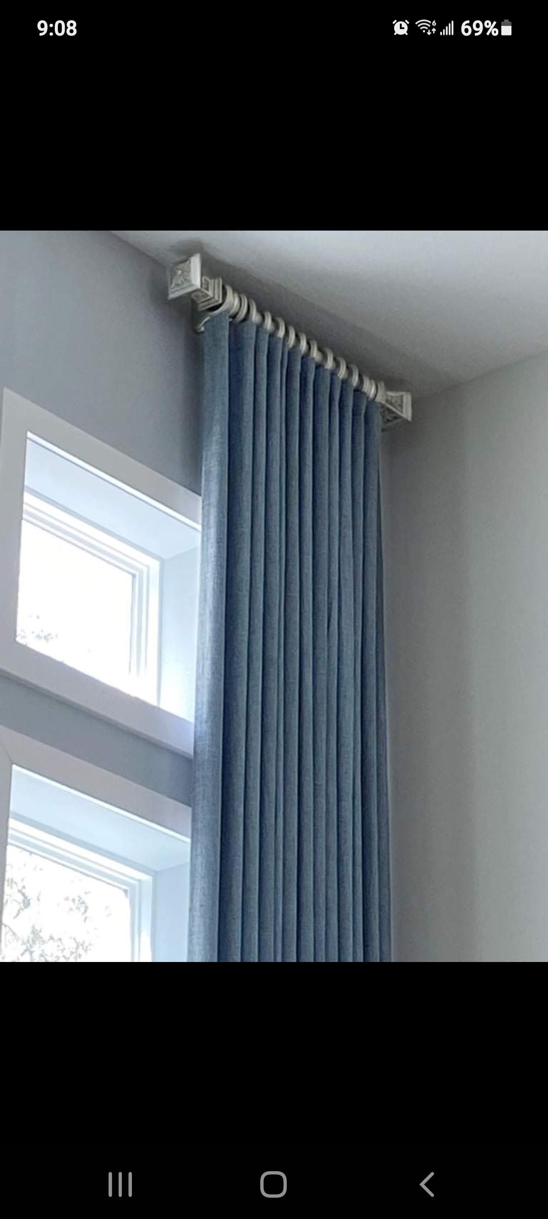 Decorative drapery panels installed in Millville, NJ