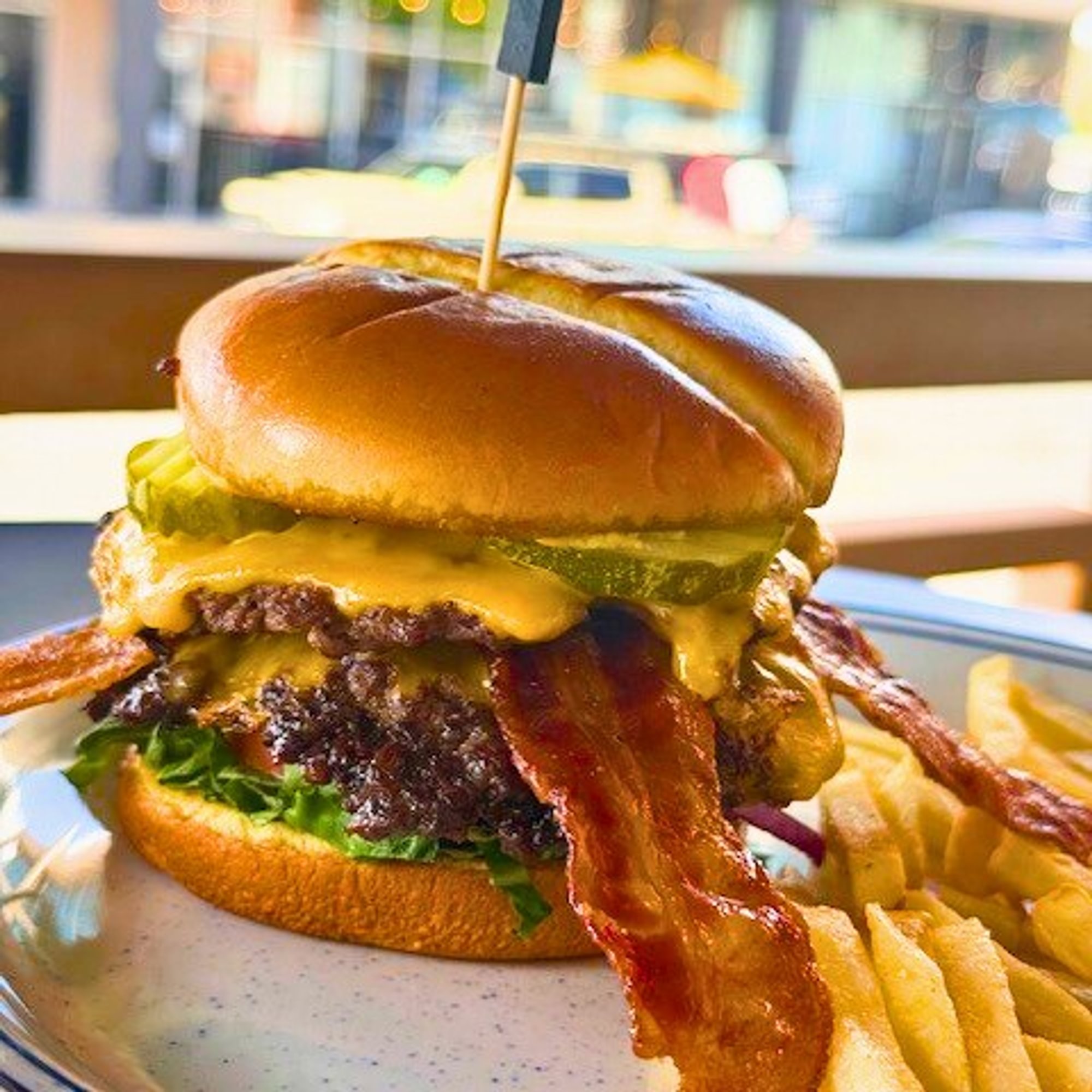 Great American Bacon Cheese Burger