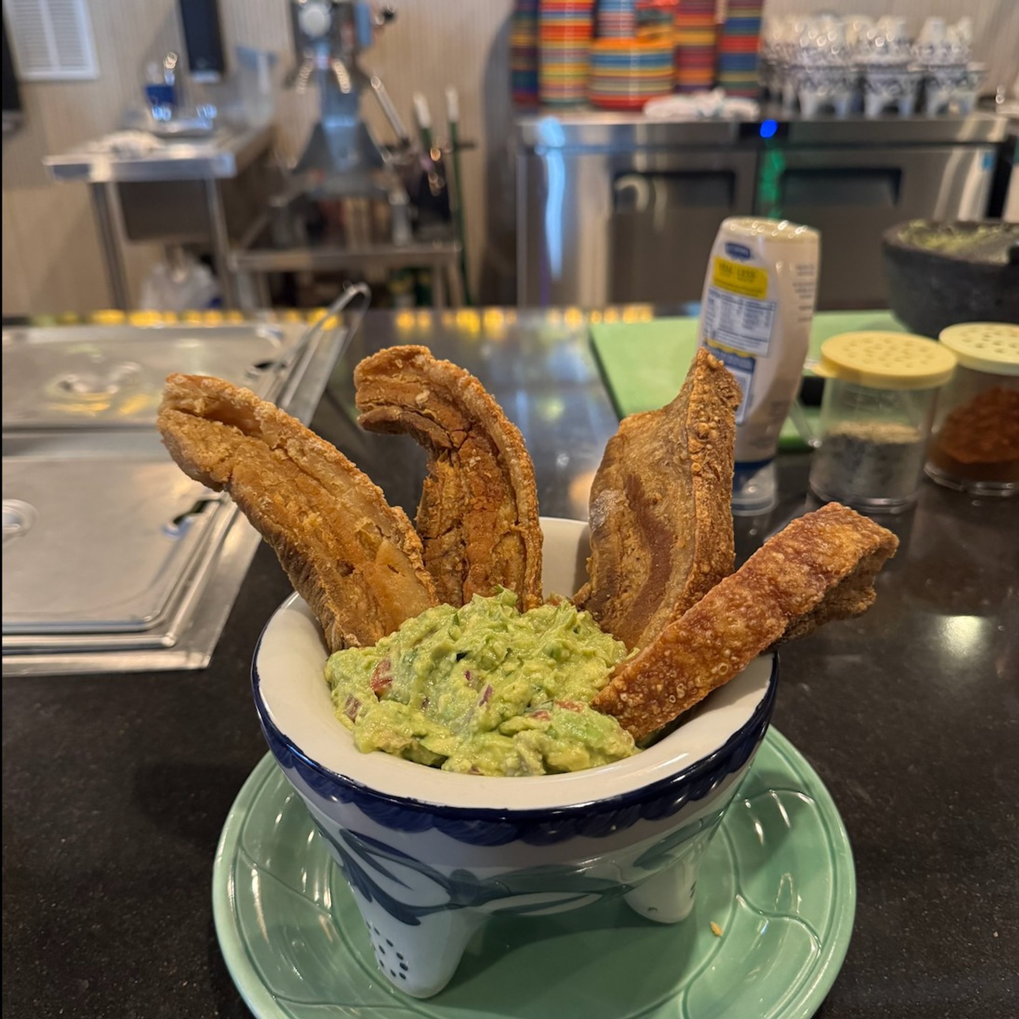 Guac and Chicarron