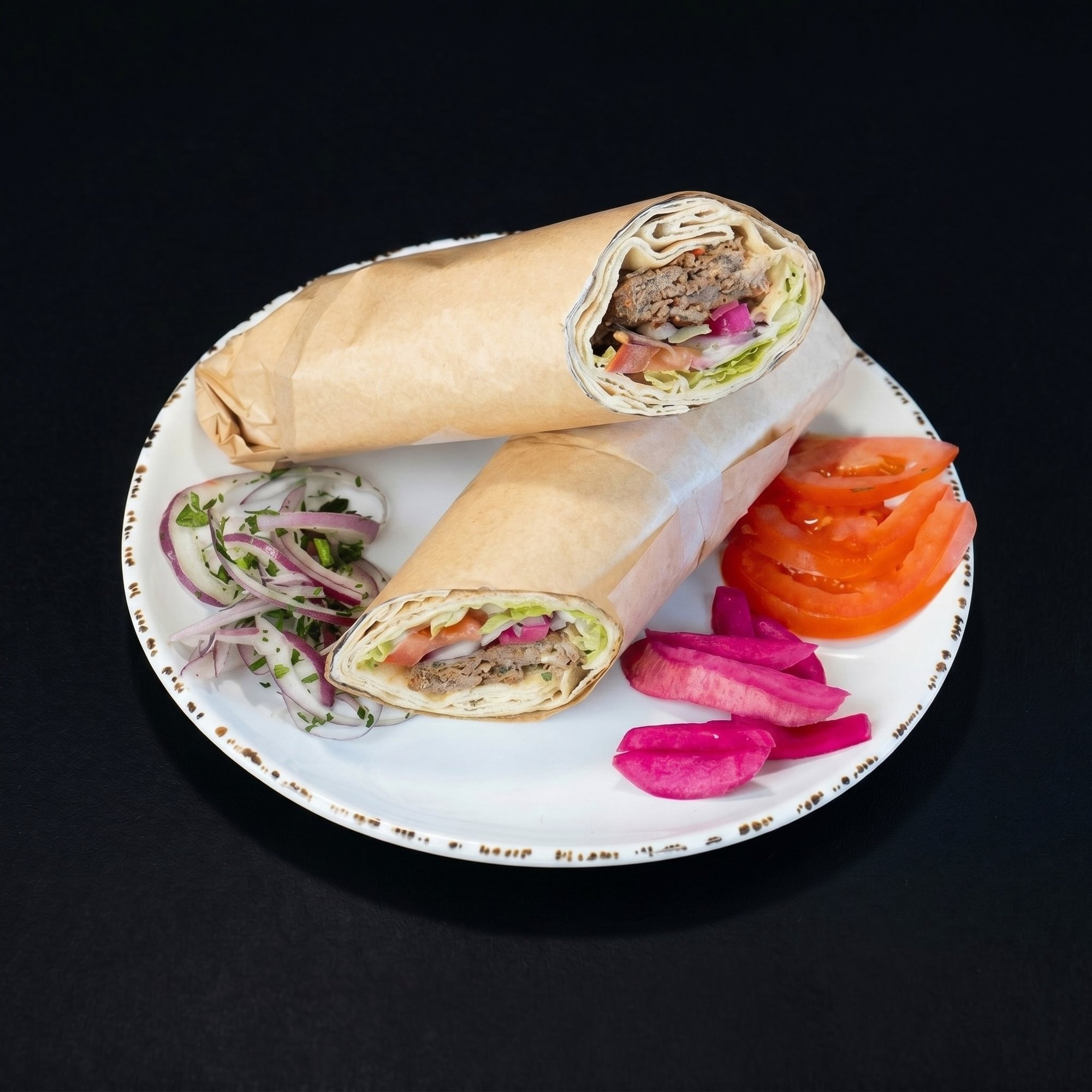 Beef Lule (Kafta) Sandwich
