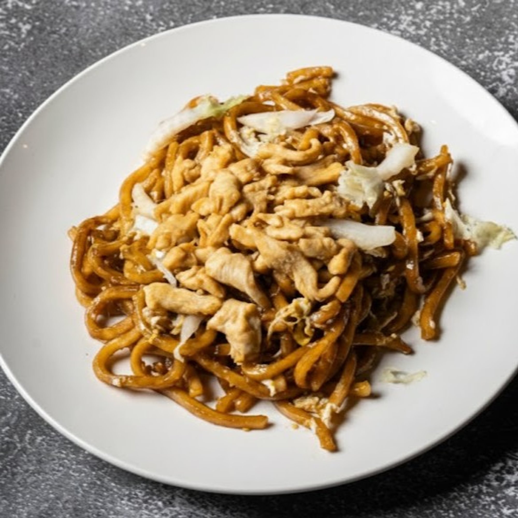 L28. Chicken Fried Udon