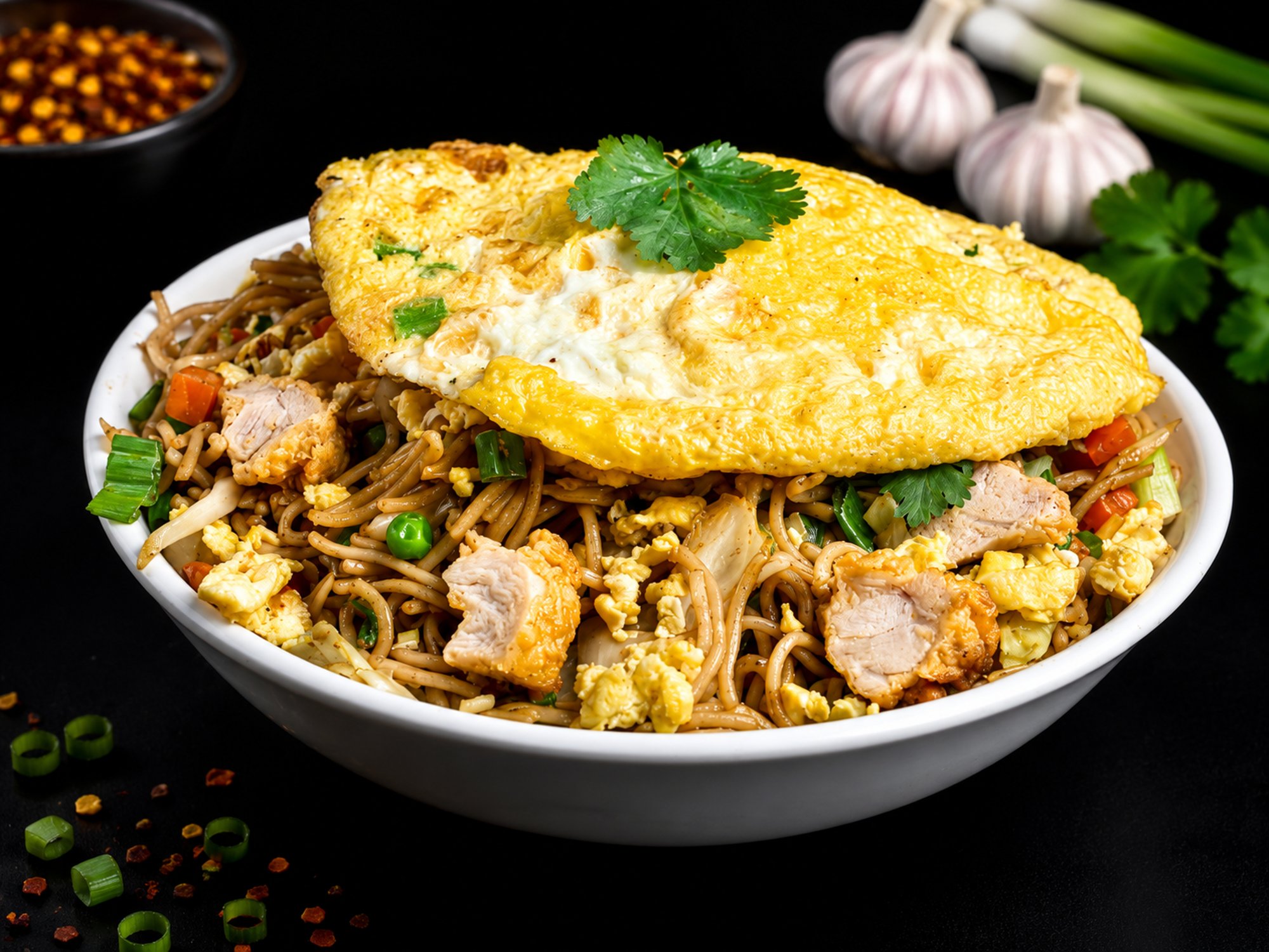 Hakka Chicken Noodles