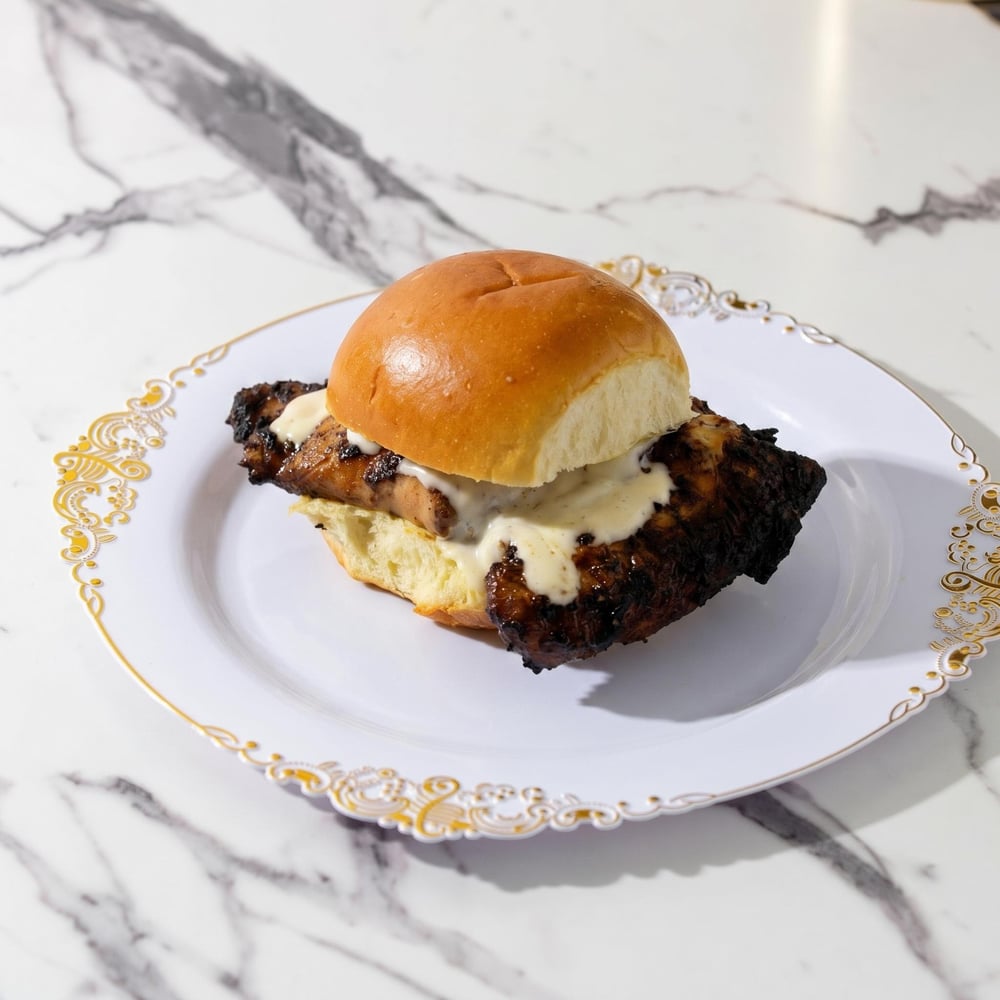 2 Jerk Chicken Sliders with Small Side