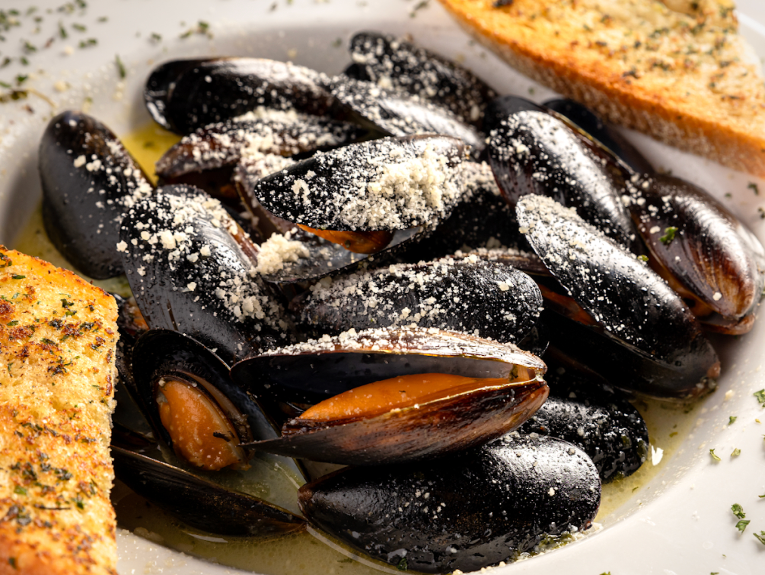Mussels Aglio
