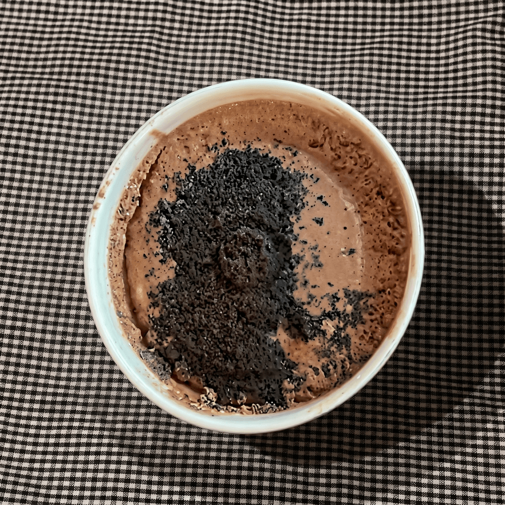 Homemade Chocolate Mousse with Oreo Crumble