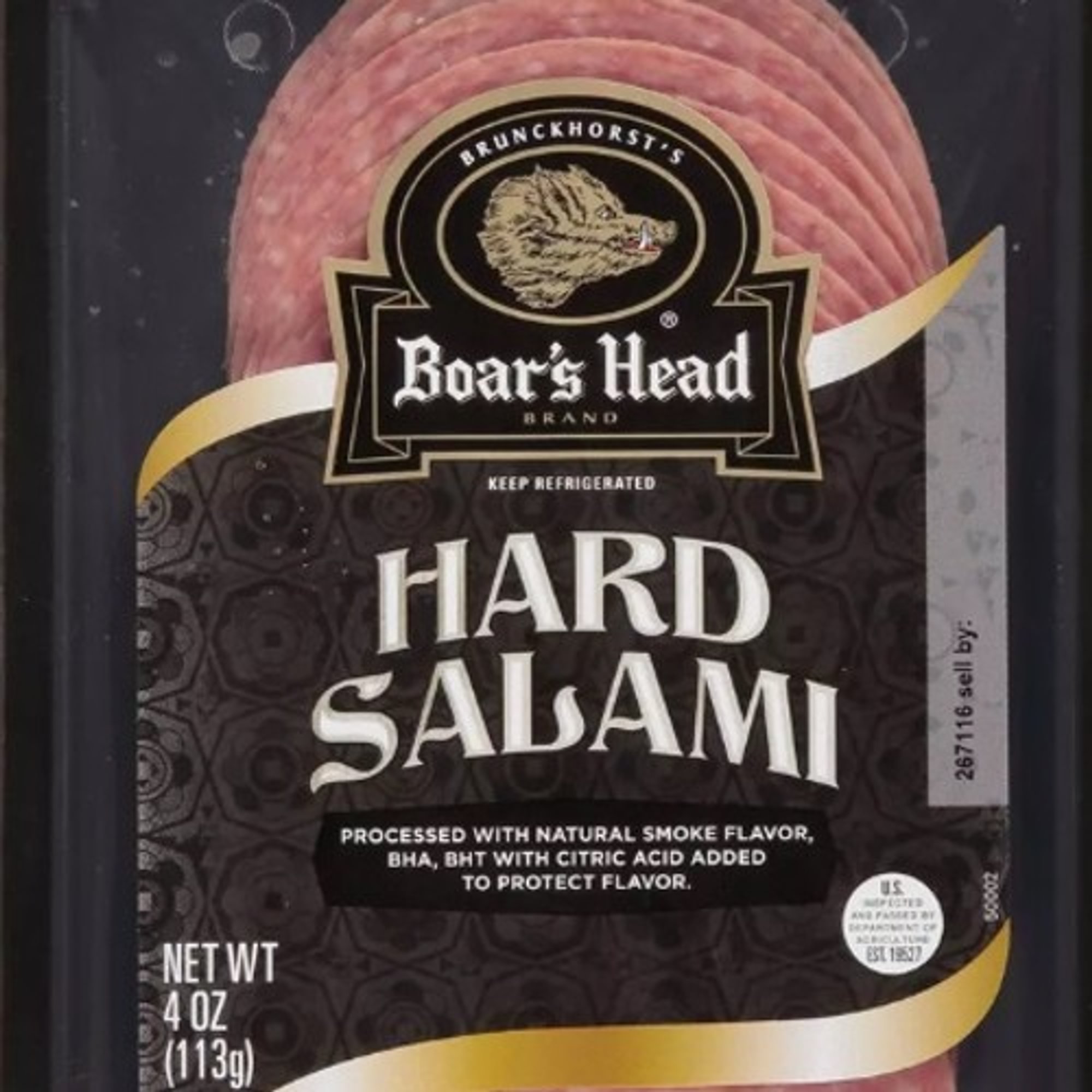 Hard Salami 1/4 lb