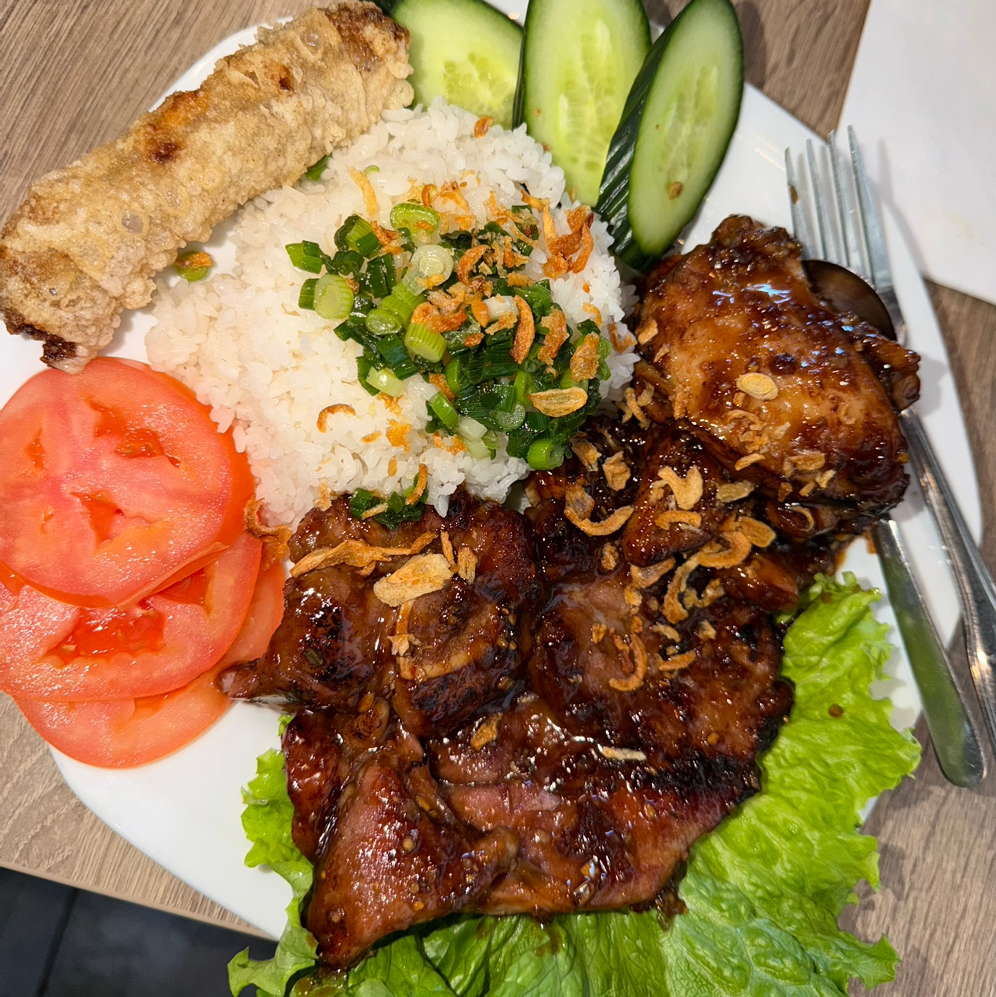 Vietnamese Combo Rice Plate