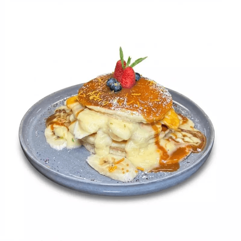 Banana & Caramel Pancake