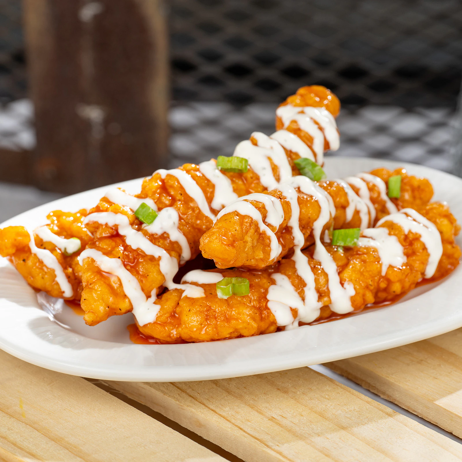 Honey Buffalo Chicken Strips with Ranch