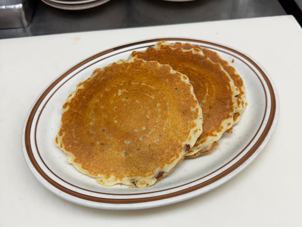 Butterscotch Pecan Pancakes