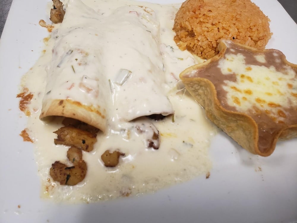Seafood Enchiladas